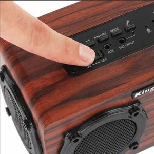 实木收音机无线蓝牙音箱低音炮音响S409